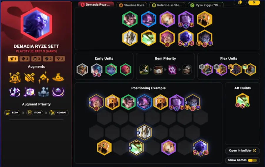 Đội hình Ryze Demacia Ionia